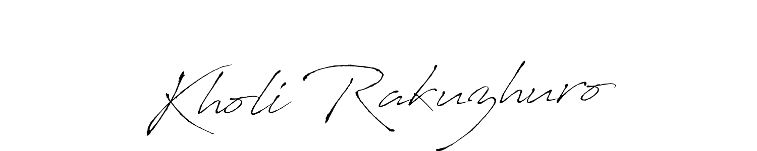 Make a short Kholi Rakuzhuro signature style. Manage your documents anywhere anytime using Antro_Vectra. Create and add eSignatures, submit forms, share and send files easily. Kholi Rakuzhuro signature style 6 images and pictures png