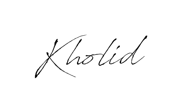 Antro_Vectra is a professional signature style that is perfect for those who want to add a touch of class to their signature. It is also a great choice for those who want to make their signature more unique. Get Kholid name to fancy signature for free. Kholid signature style 6 images and pictures png