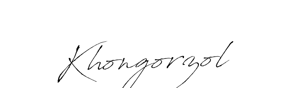 How to make Khongorzol name signature. Use Antro_Vectra style for creating short signs online. This is the latest handwritten sign. Khongorzol signature style 6 images and pictures png