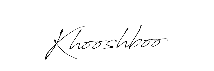 Make a beautiful signature design for name Khooshboo. Use this online signature maker to create a handwritten signature for free. Khooshboo signature style 6 images and pictures png