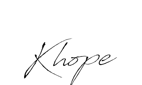 Antro_Vectra is a professional signature style that is perfect for those who want to add a touch of class to their signature. It is also a great choice for those who want to make their signature more unique. Get Khope name to fancy signature for free. Khope signature style 6 images and pictures png