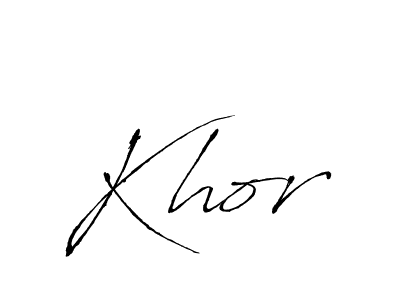 Create a beautiful signature design for name Khor. With this signature (Antro_Vectra) fonts, you can make a handwritten signature for free. Khor signature style 6 images and pictures png