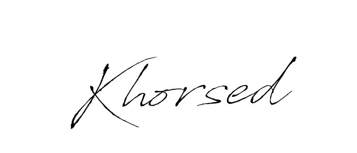 Make a beautiful signature design for name Khorsed. Use this online signature maker to create a handwritten signature for free. Khorsed signature style 6 images and pictures png