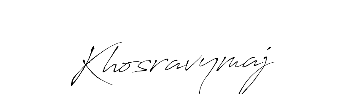 Create a beautiful signature design for name Khosravymaj. With this signature (Antro_Vectra) fonts, you can make a handwritten signature for free. Khosravymaj signature style 6 images and pictures png