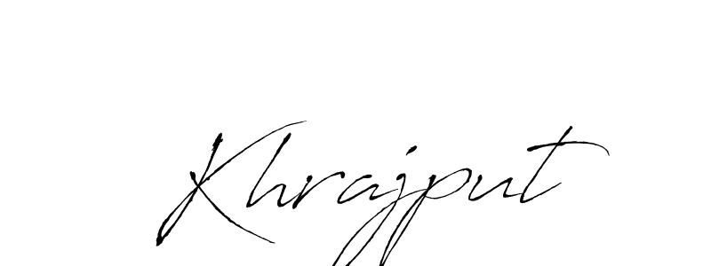 Use a signature maker to create a handwritten signature online. With this signature software, you can design (Antro_Vectra) your own signature for name Khrajput. Khrajput signature style 6 images and pictures png