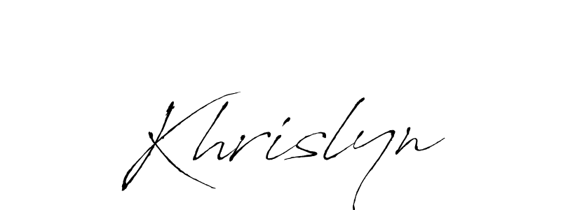 Antro_Vectra is a professional signature style that is perfect for those who want to add a touch of class to their signature. It is also a great choice for those who want to make their signature more unique. Get Khrislyn name to fancy signature for free. Khrislyn signature style 6 images and pictures png