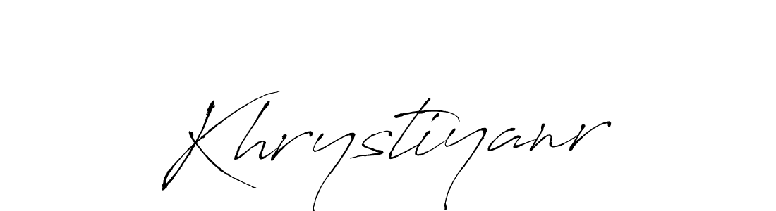 It looks lik you need a new signature style for name Khrystiyanr. Design unique handwritten (Antro_Vectra) signature with our free signature maker in just a few clicks. Khrystiyanr signature style 6 images and pictures png