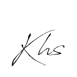 Also we have Khs name is the best signature style. Create professional handwritten signature collection using Antro_Vectra autograph style. Khs signature style 6 images and pictures png