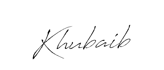 You should practise on your own different ways (Antro_Vectra) to write your name (Khubaib) in signature. don't let someone else do it for you. Khubaib signature style 6 images and pictures png