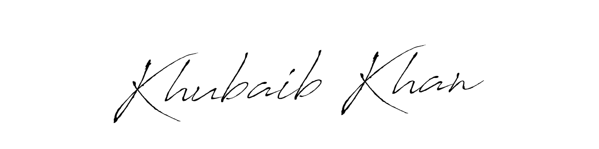 Make a beautiful signature design for name Khubaib Khan. Use this online signature maker to create a handwritten signature for free. Khubaib Khan signature style 6 images and pictures png