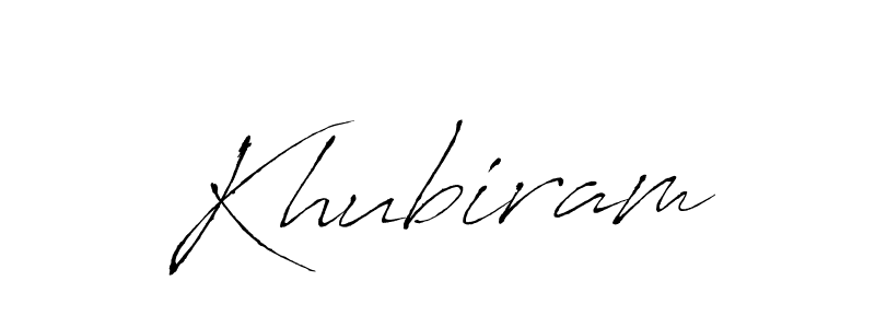 The best way (Antro_Vectra) to make a short signature is to pick only two or three words in your name. The name Khubiram include a total of six letters. For converting this name. Khubiram signature style 6 images and pictures png