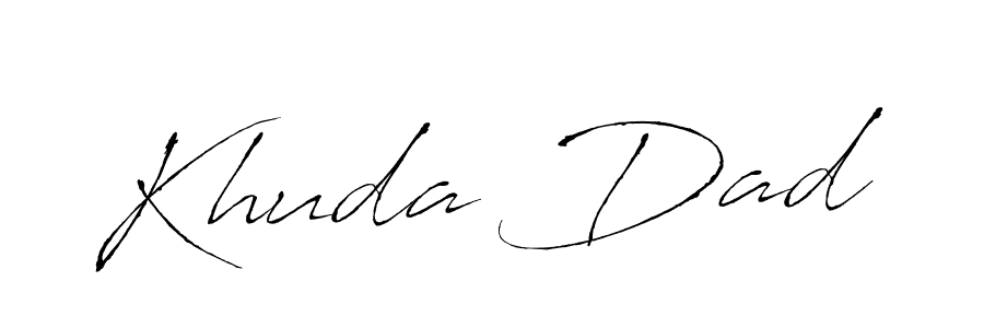 How to make Khuda Dad signature? Antro_Vectra is a professional autograph style. Create handwritten signature for Khuda Dad name. Khuda Dad signature style 6 images and pictures png