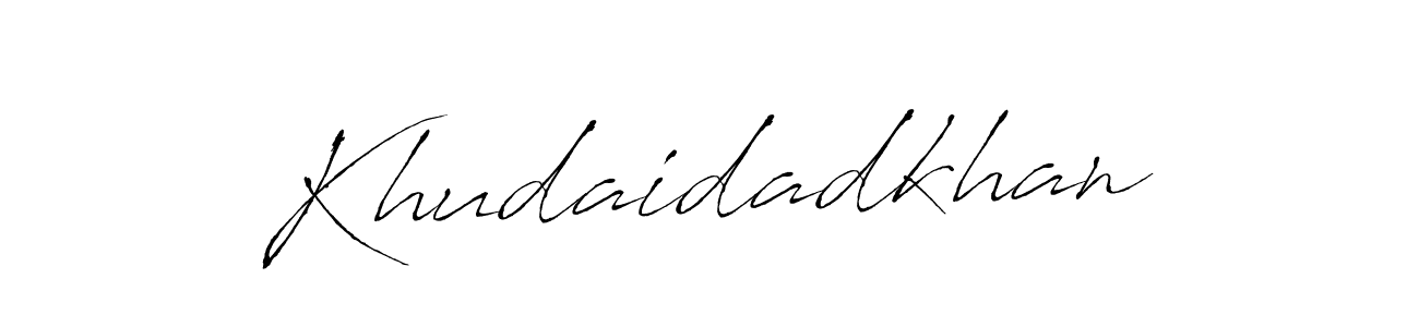 Also You can easily find your signature by using the search form. We will create Khudaidadkhan name handwritten signature images for you free of cost using Antro_Vectra sign style. Khudaidadkhan signature style 6 images and pictures png