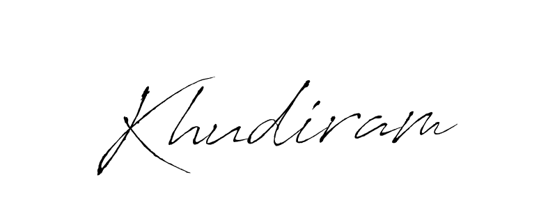 Create a beautiful signature design for name Khudiram. With this signature (Antro_Vectra) fonts, you can make a handwritten signature for free. Khudiram signature style 6 images and pictures png