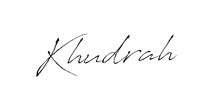 How to Draw Khudrah signature style? Antro_Vectra is a latest design signature styles for name Khudrah. Khudrah signature style 6 images and pictures png