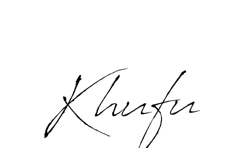 Create a beautiful signature design for name Khufu. With this signature (Antro_Vectra) fonts, you can make a handwritten signature for free. Khufu signature style 6 images and pictures png