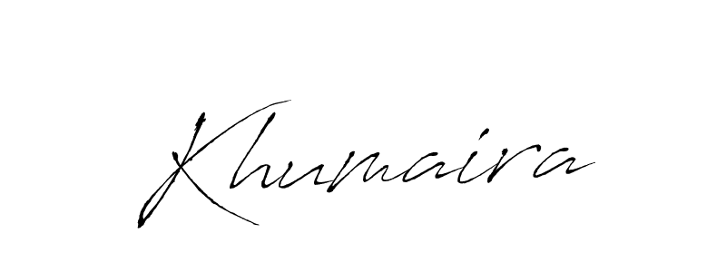 How to make Khumaira signature? Antro_Vectra is a professional autograph style. Create handwritten signature for Khumaira name. Khumaira signature style 6 images and pictures png