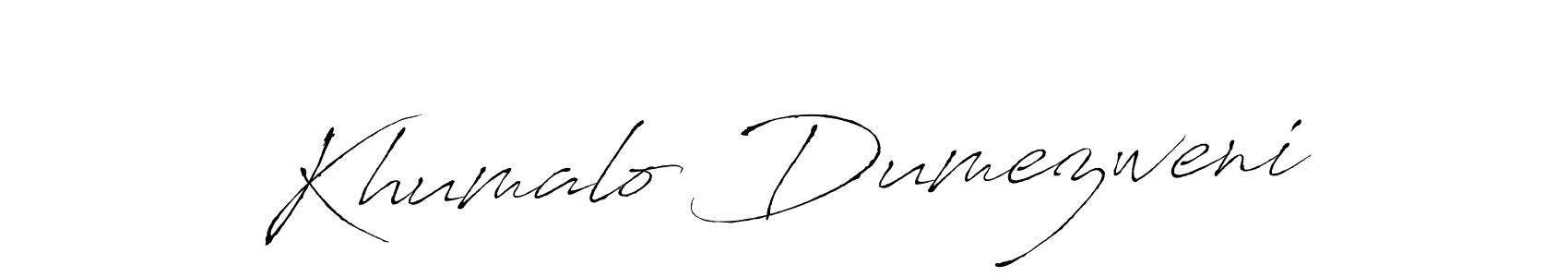 Also You can easily find your signature by using the search form. We will create Khumalo Dumezweni name handwritten signature images for you free of cost using Antro_Vectra sign style. Khumalo Dumezweni signature style 6 images and pictures png