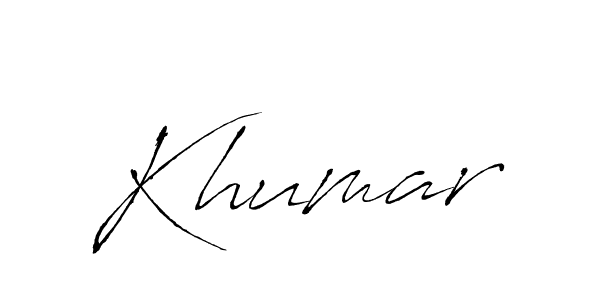 The best way (Antro_Vectra) to make a short signature is to pick only two or three words in your name. The name Khumar include a total of six letters. For converting this name. Khumar signature style 6 images and pictures png