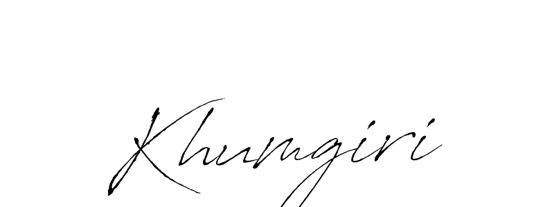Khumgiri stylish signature style. Best Handwritten Sign (Antro_Vectra) for my name. Handwritten Signature Collection Ideas for my name Khumgiri. Khumgiri signature style 6 images and pictures png