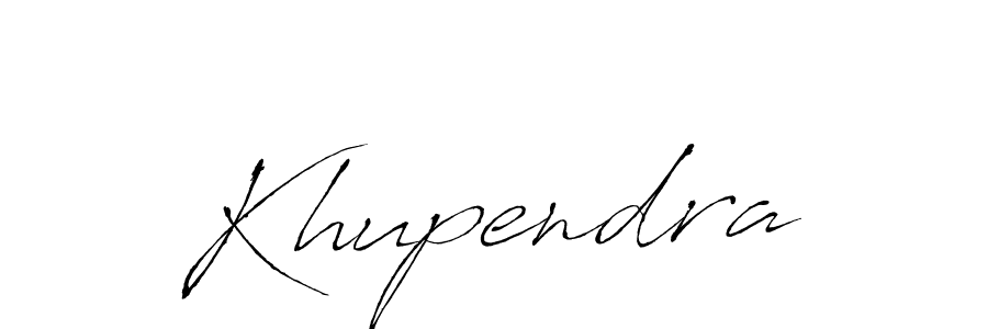 How to make Khupendra name signature. Use Antro_Vectra style for creating short signs online. This is the latest handwritten sign. Khupendra signature style 6 images and pictures png