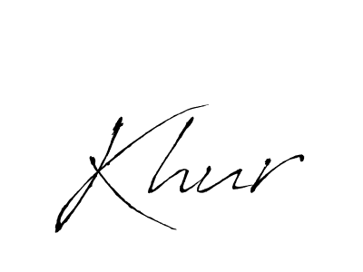 How to make Khur signature? Antro_Vectra is a professional autograph style. Create handwritten signature for Khur name. Khur signature style 6 images and pictures png