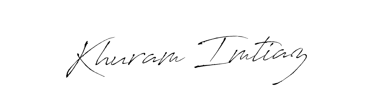 Also we have Khuram Imtiaz name is the best signature style. Create professional handwritten signature collection using Antro_Vectra autograph style. Khuram Imtiaz signature style 6 images and pictures png