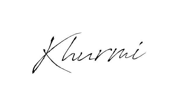Make a beautiful signature design for name Khurmi. Use this online signature maker to create a handwritten signature for free. Khurmi signature style 6 images and pictures png