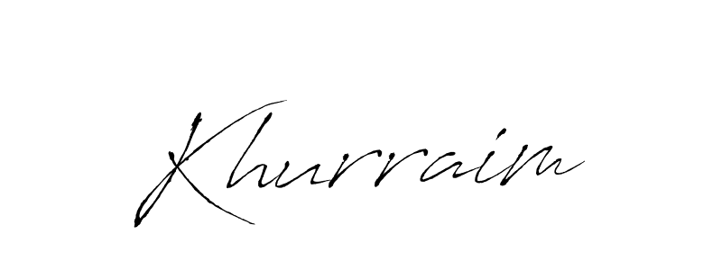 The best way (Antro_Vectra) to make a short signature is to pick only two or three words in your name. The name Khurraim include a total of six letters. For converting this name. Khurraim signature style 6 images and pictures png