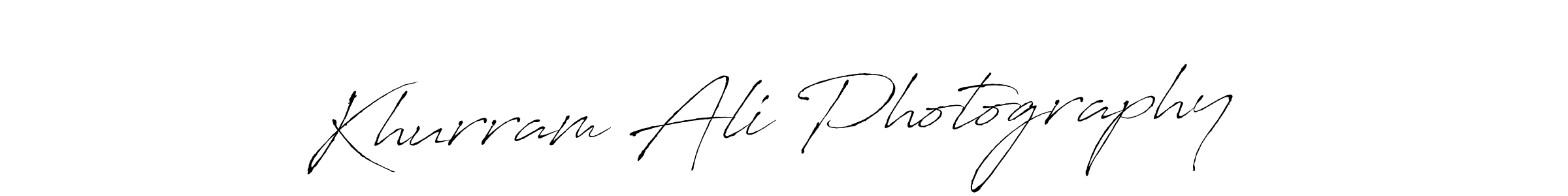The best way (Antro_Vectra) to make a short signature is to pick only two or three words in your name. The name Khurram Ali Photography  include a total of six letters. For converting this name. Khurram Ali Photography  signature style 6 images and pictures png