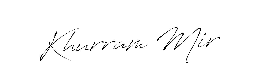 How to make Khurram Mir signature? Antro_Vectra is a professional autograph style. Create handwritten signature for Khurram Mir name. Khurram Mir signature style 6 images and pictures png