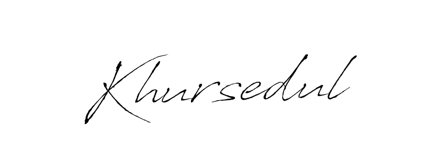 Create a beautiful signature design for name Khursedul. With this signature (Antro_Vectra) fonts, you can make a handwritten signature for free. Khursedul signature style 6 images and pictures png