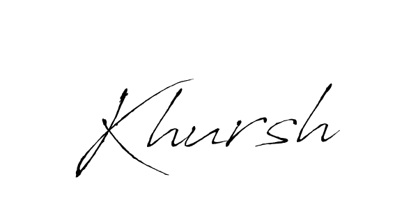 Similarly Antro_Vectra is the best handwritten signature design. Signature creator online .You can use it as an online autograph creator for name Khursh. Khursh signature style 6 images and pictures png