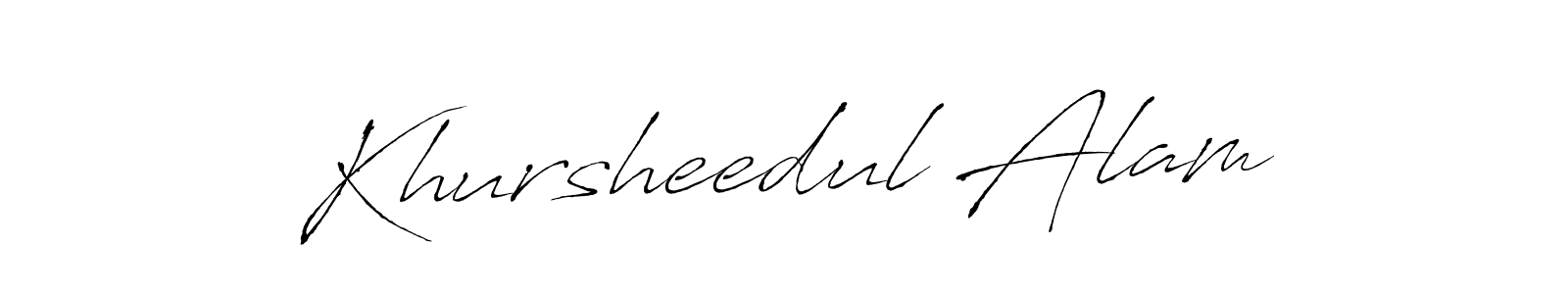 You can use this online signature creator to create a handwritten signature for the name Khursheedul Alam. This is the best online autograph maker. Khursheedul Alam signature style 6 images and pictures png