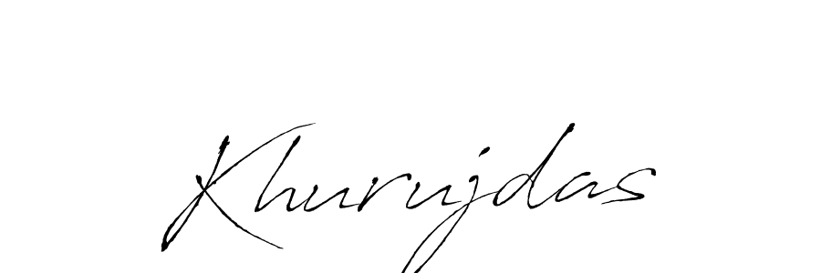 if you are searching for the best signature style for your name Khurujdas. so please give up your signature search. here we have designed multiple signature styles  using Antro_Vectra. Khurujdas signature style 6 images and pictures png