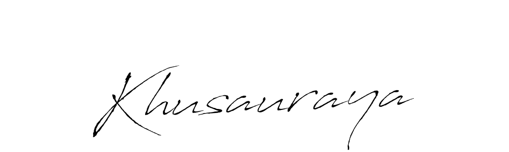 Antro_Vectra is a professional signature style that is perfect for those who want to add a touch of class to their signature. It is also a great choice for those who want to make their signature more unique. Get Khusauraya name to fancy signature for free. Khusauraya signature style 6 images and pictures png