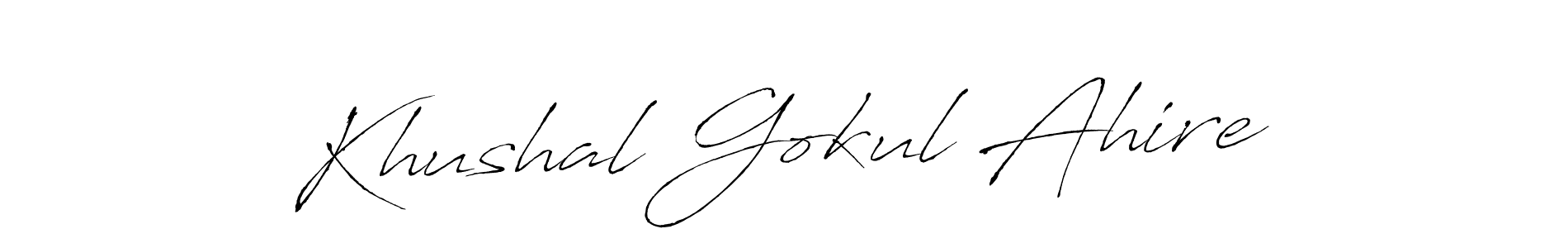 Once you've used our free online signature maker to create your best signature Antro_Vectra style, it's time to enjoy all of the benefits that Khushal Gokul Ahire name signing documents. Khushal Gokul Ahire signature style 6 images and pictures png