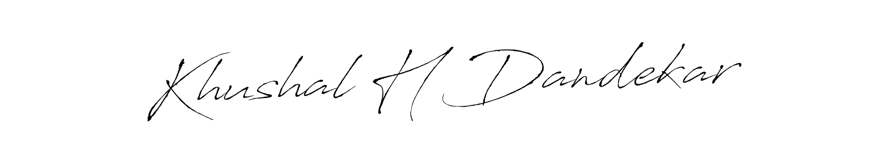 How to Draw Khushal H Dandekar signature style? Antro_Vectra is a latest design signature styles for name Khushal H Dandekar. Khushal H Dandekar signature style 6 images and pictures png