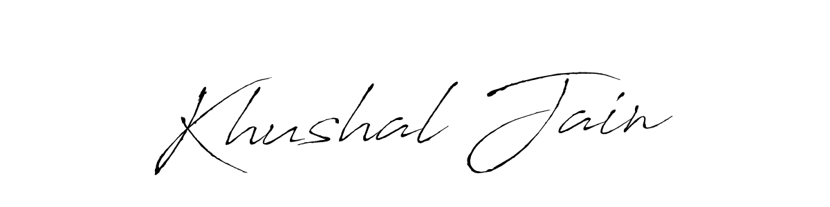 Make a beautiful signature design for name Khushal Jain. Use this online signature maker to create a handwritten signature for free. Khushal Jain signature style 6 images and pictures png