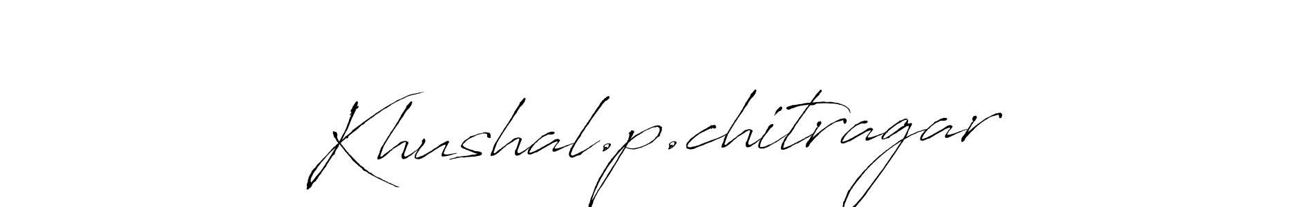 How to make Khushal.p.chitragar signature? Antro_Vectra is a professional autograph style. Create handwritten signature for Khushal.p.chitragar name. Khushal.p.chitragar signature style 6 images and pictures png