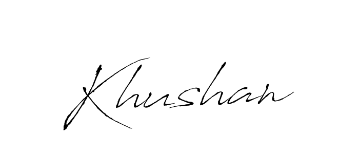 Antro_Vectra is a professional signature style that is perfect for those who want to add a touch of class to their signature. It is also a great choice for those who want to make their signature more unique. Get Khushan name to fancy signature for free. Khushan signature style 6 images and pictures png