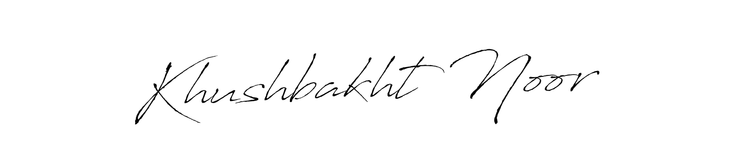 Once you've used our free online signature maker to create your best signature Antro_Vectra style, it's time to enjoy all of the benefits that Khushbakht Noor name signing documents. Khushbakht Noor signature style 6 images and pictures png
