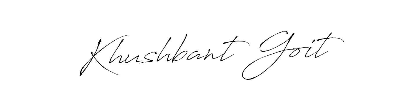 Similarly Antro_Vectra is the best handwritten signature design. Signature creator online .You can use it as an online autograph creator for name Khushbant Goit. Khushbant Goit signature style 6 images and pictures png