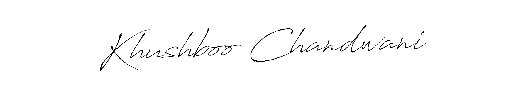 Antro_Vectra is a professional signature style that is perfect for those who want to add a touch of class to their signature. It is also a great choice for those who want to make their signature more unique. Get Khushboo Chandwani name to fancy signature for free. Khushboo Chandwani signature style 6 images and pictures png