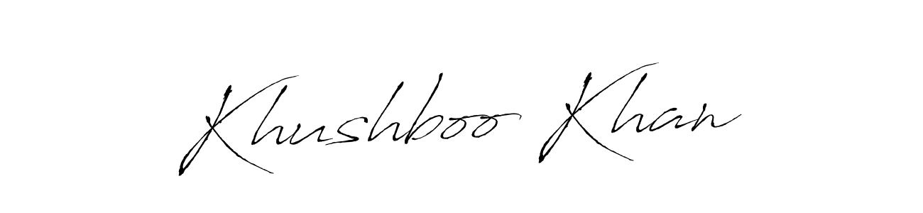 Make a beautiful signature design for name Khushboo Khan. Use this online signature maker to create a handwritten signature for free. Khushboo Khan signature style 6 images and pictures png