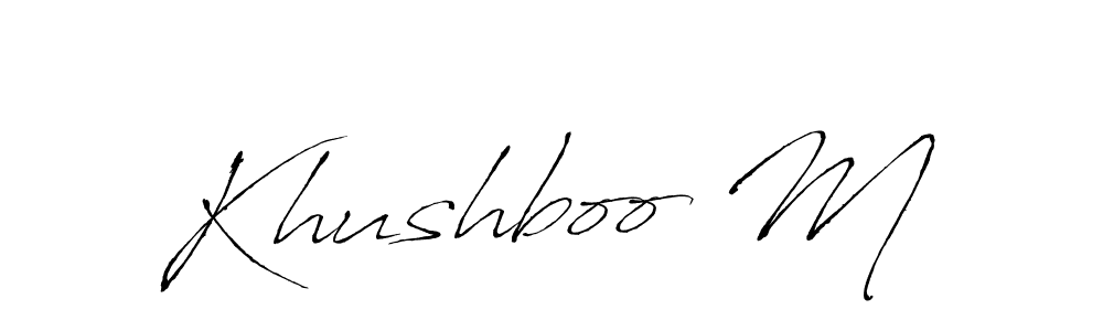 Make a beautiful signature design for name Khushboo M. Use this online signature maker to create a handwritten signature for free. Khushboo M signature style 6 images and pictures png