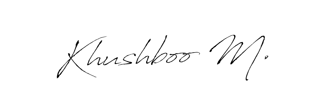 How to Draw Khushboo M. signature style? Antro_Vectra is a latest design signature styles for name Khushboo M.. Khushboo M. signature style 6 images and pictures png