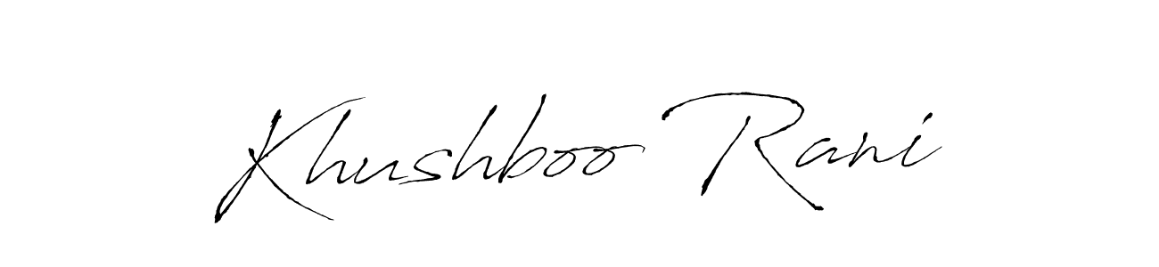 Here are the top 10 professional signature styles for the name Khushboo Rani. These are the best autograph styles you can use for your name. Khushboo Rani signature style 6 images and pictures png