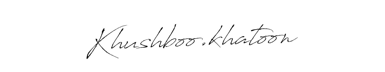 Use a signature maker to create a handwritten signature online. With this signature software, you can design (Antro_Vectra) your own signature for name Khushboo.khatoon. Khushboo.khatoon signature style 6 images and pictures png