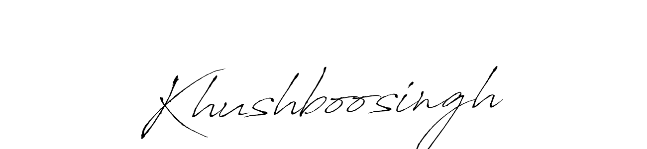 How to Draw Khushboosingh signature style? Antro_Vectra is a latest design signature styles for name Khushboosingh. Khushboosingh signature style 6 images and pictures png